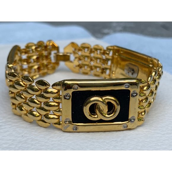 Infinity Gold plated Bracelet unisex - Picture 1 of 8